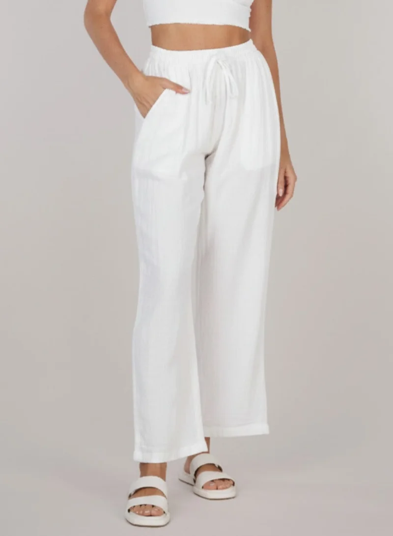 جاست نيتشر سراويل مستقيمة الساق بقصّة مريحة