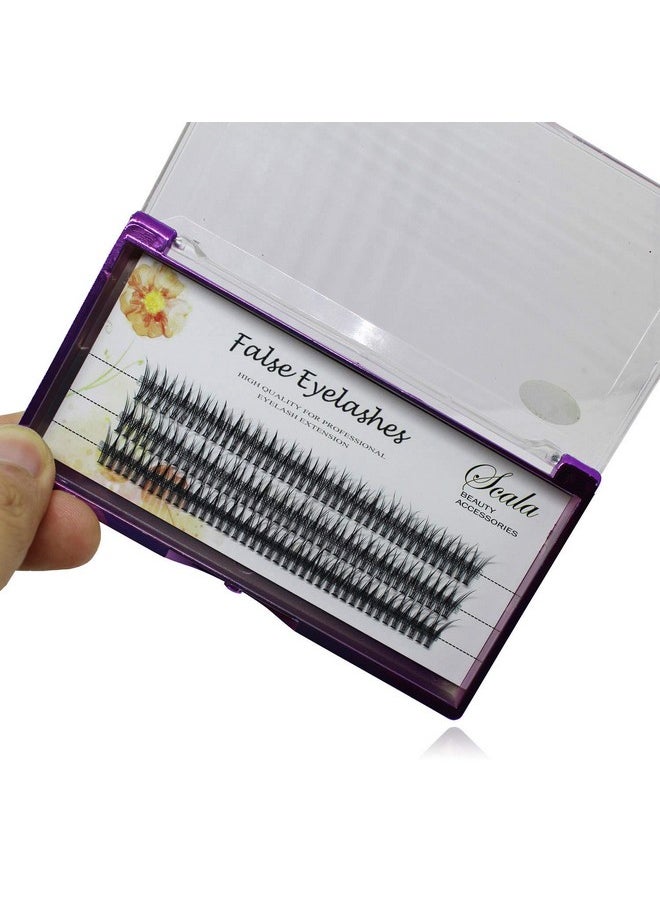 Bodermincer BODERMINCER 8mm,10mm,12mm,14mm,16mm Fish Tail False Lashes 120pcs Handmade Luxury Mink Premade Lash 5D Volume Fans Individual Eyelash Extensions (16mm)  - Image 4