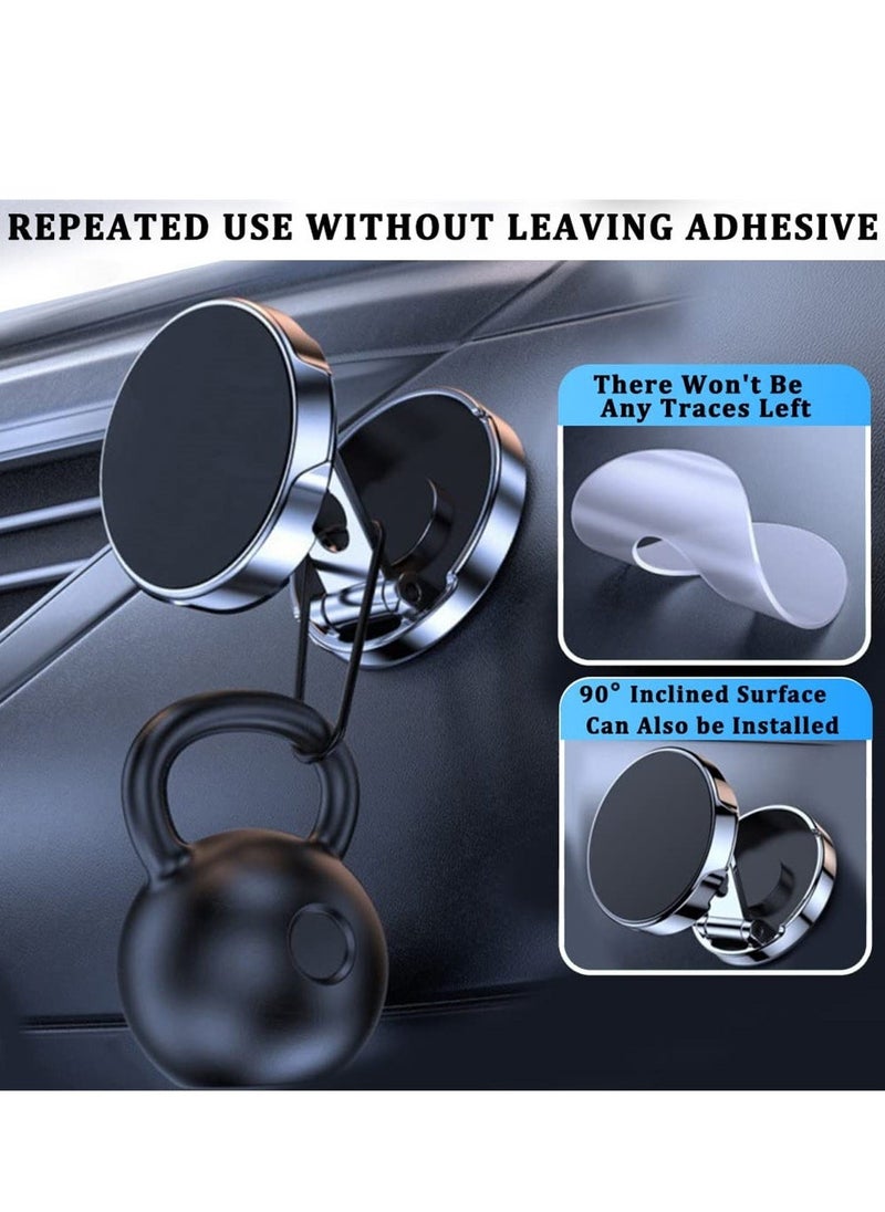 Magnetic Phone Holder for Car, Strong Magnetic Phone Holder for Car Dashboard Hands Free Folding Car Mount Holder Accessories for MagSafe for iPhone 14 Pro Plus 12/13 All Phones Tablets - Image 2