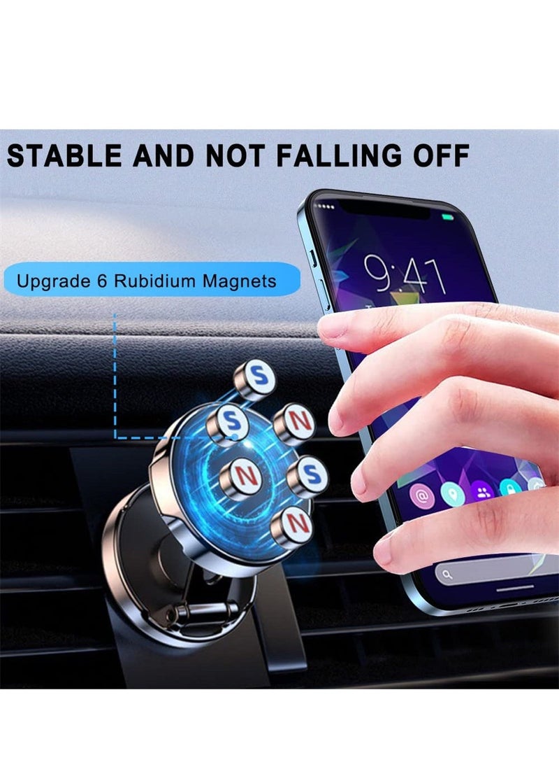 Magnetic Phone Holder for Car, Strong Magnetic Phone Holder for Car Dashboard Hands Free Folding Car Mount Holder Accessories for MagSafe for iPhone 14 Pro Plus 12/13 All Phones Tablets - Image 3