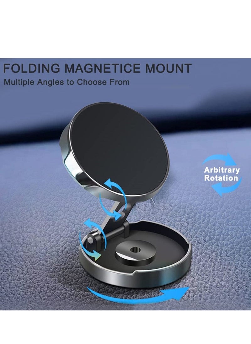 Magnetic Phone Holder for Car, Strong Magnetic Phone Holder for Car Dashboard Hands Free Folding Car Mount Holder Accessories for MagSafe for iPhone 14 Pro Plus 12/13 All Phones Tablets - Image 5