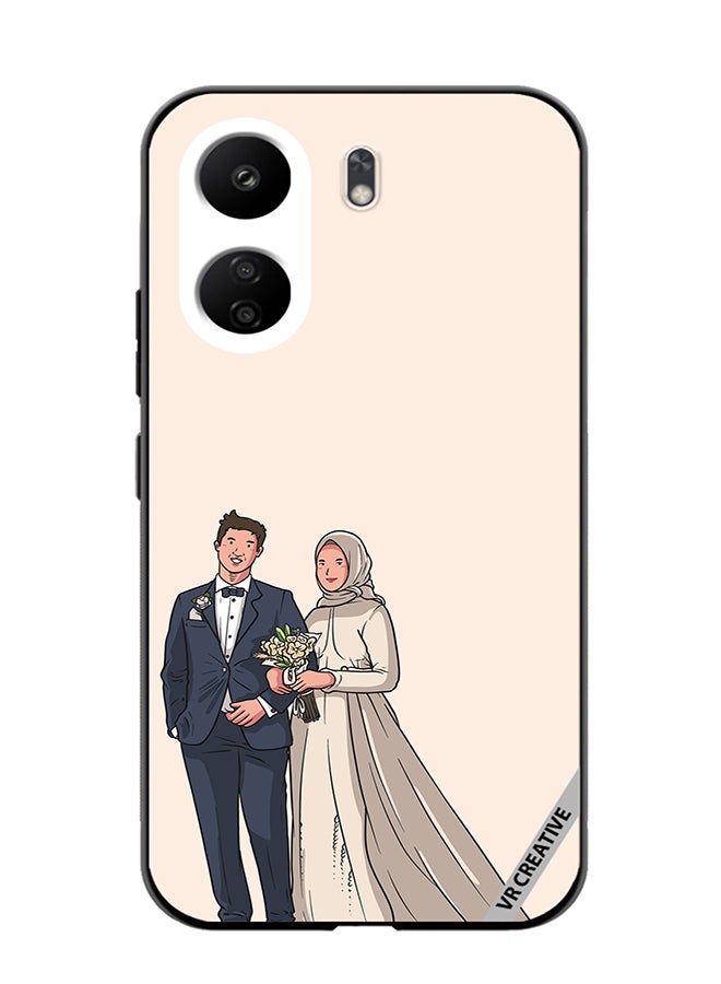 VR CREATIVE Protective Case Cover For Xiaomi Redmi 13C Wedding Design Multicolour - Image 1