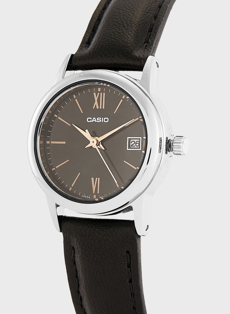 CASIO Pu Strap Analog Watch - Image 2