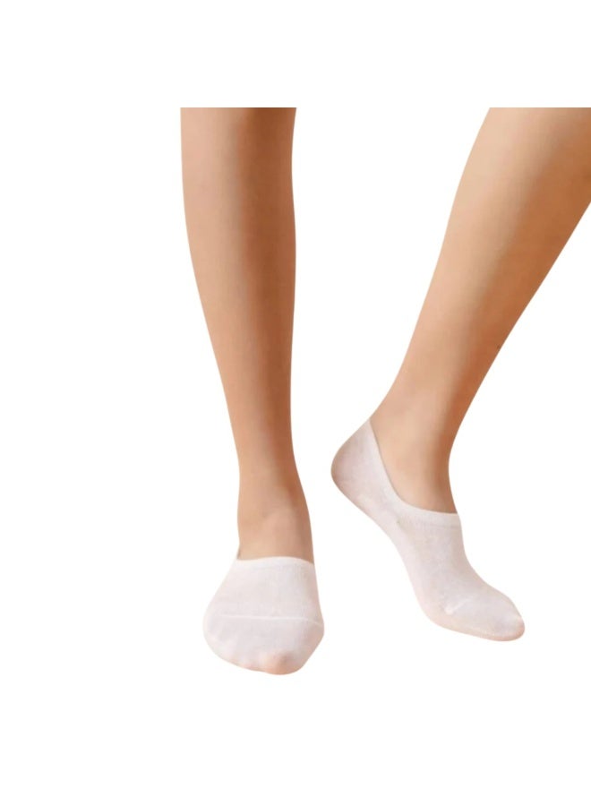جوارب سادة ابيض مجموعة من 5 ازواج - Image 2