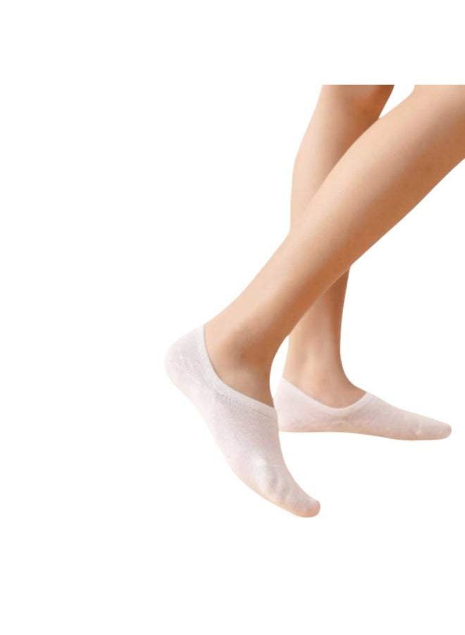 جوارب سادة ابيض مجموعة من 5 ازواج - Image 4