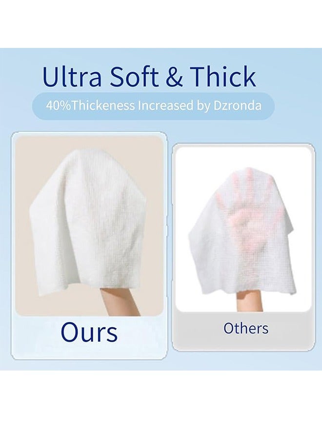 مناشف مضغوطة للاستعمال مرة واحدة، ملاءات مناشف مضغوطة محمولة، 28 قطعة مناشف سفر، مناشف سميكة فائقة الامتصاص للاستخدام في السفر، مناشف الوجه رائعة للتخييم في الهواء الطلق والمشي لمسافات طويلة - Image 2