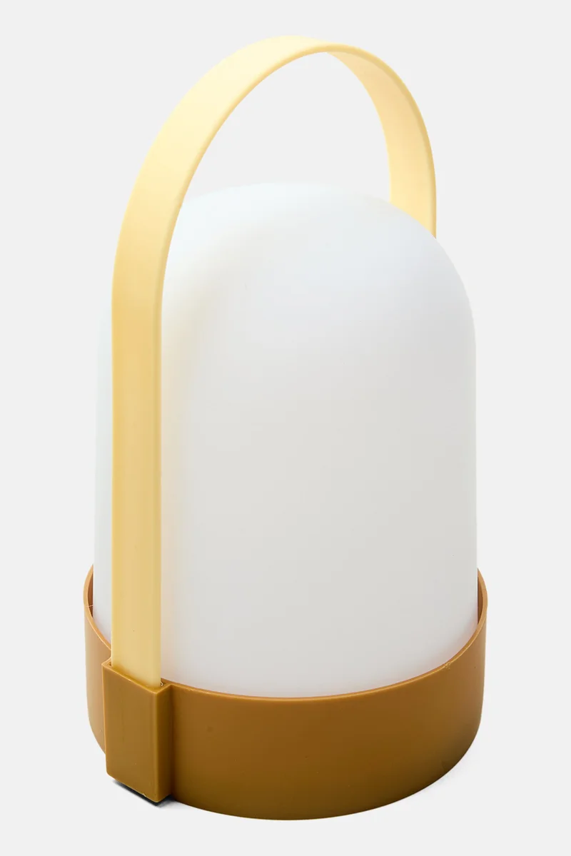 Muy Mucho Lamp With Handles, White