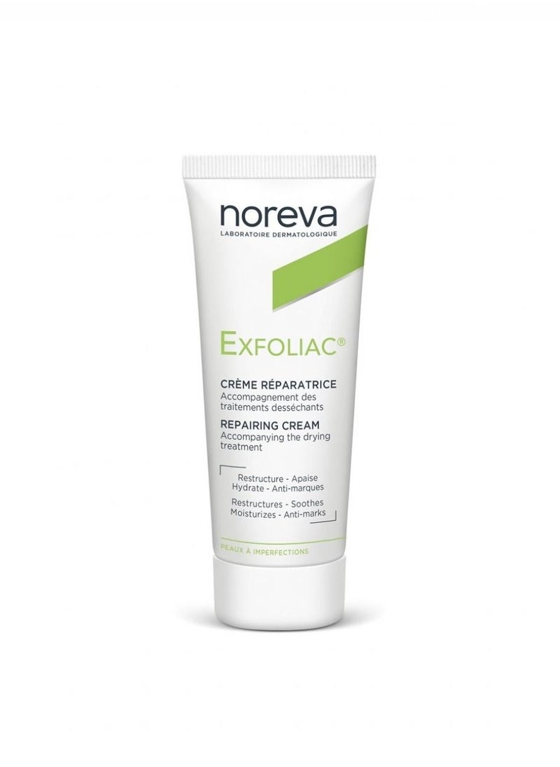 NOREVA - Exfoliac Reconstructive Cream 40ml - Image 1