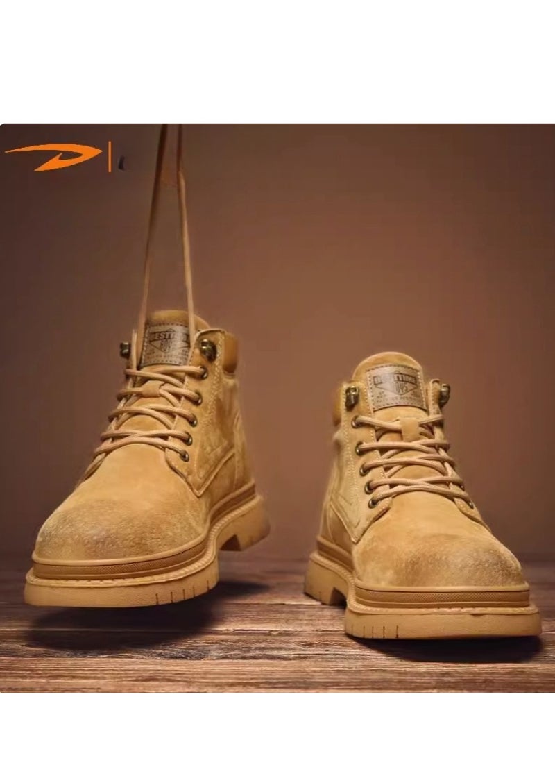 Deerway Men's High Top Outdoor  Casual Shoes Martin Boots  - Image 1