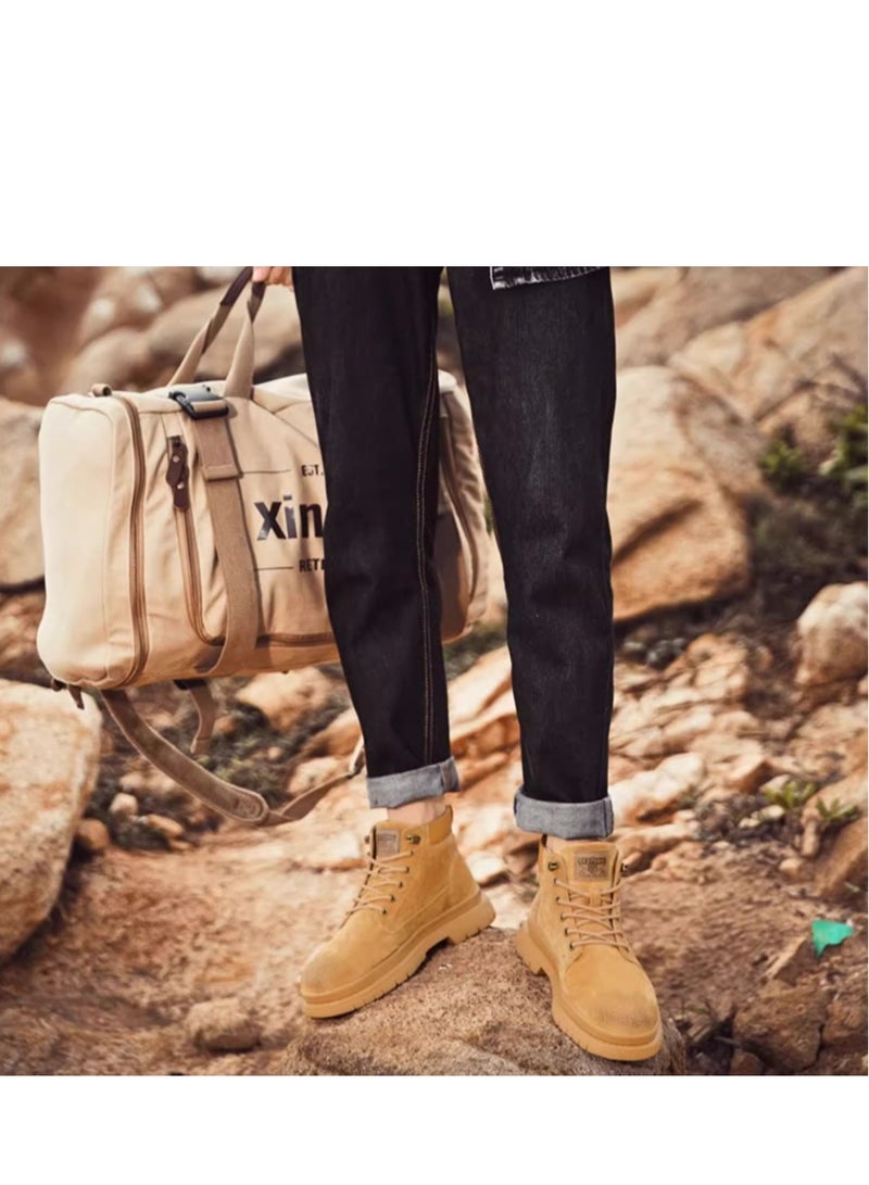 Deerway Men's High Top Outdoor  Casual Shoes Martin Boots  - Image 3