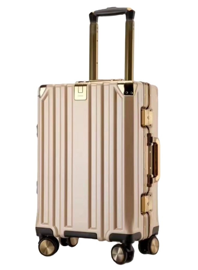 NKX Durable Hard Shell Trolley Suitcase with 4 Spinner Wheels 20/24 Inches  - Image 2