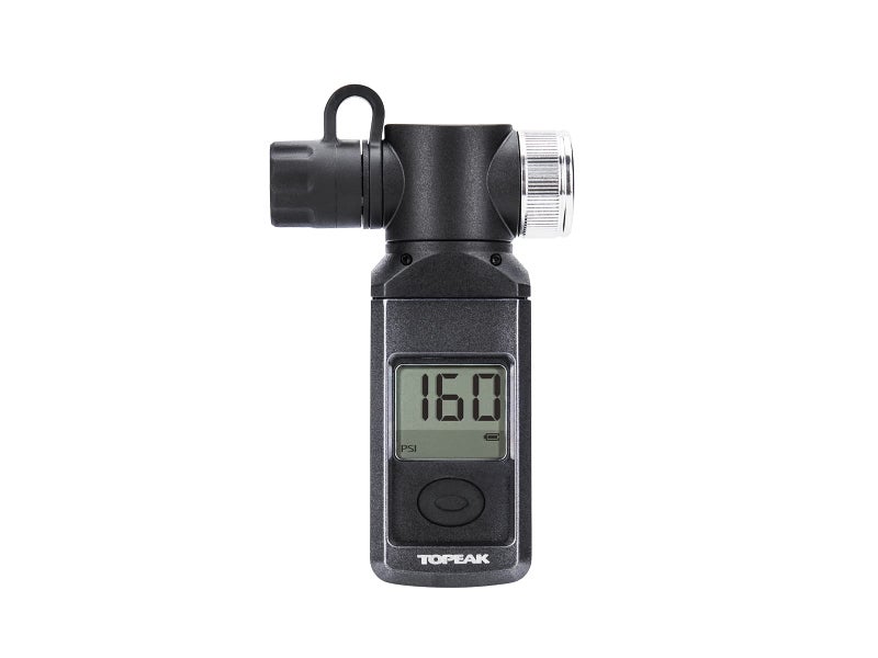 Topeak Shuttle Gauge Digital Tire Pressure Gauge 300 PSI 207 Bar HighPrecision Gauge for Presta Schrader Dunlop Valves Rotating Head Air Release Button AutoOff Display - Image 2