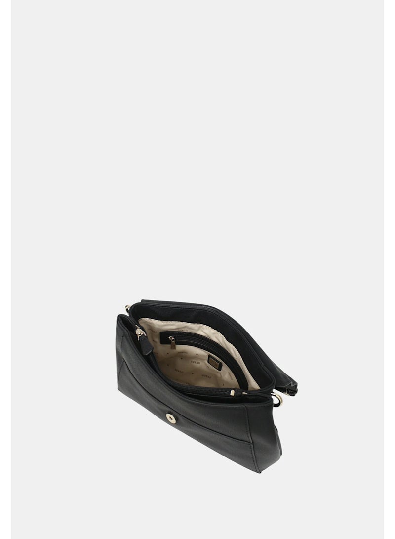 جس حقيبة كروسبودي نسائية من GUESS - أسود - Image 3