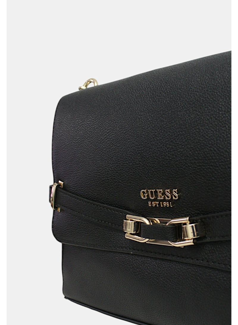 جس حقيبة كروسبودي نسائية من GUESS - أسود - Image 4