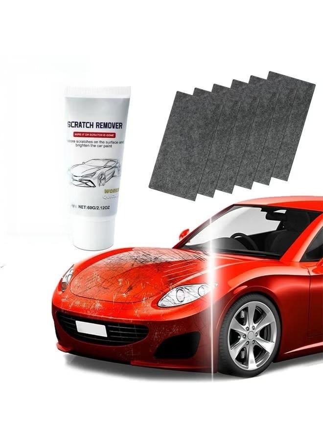 Nano Sparkle Cloth Car Polish Scratches Remover,6PCS Multi-Purpose Nano Magic Cloth Easy to Repair Small Scratched Water Spots Scratch Car Remover for All Car - Image 1