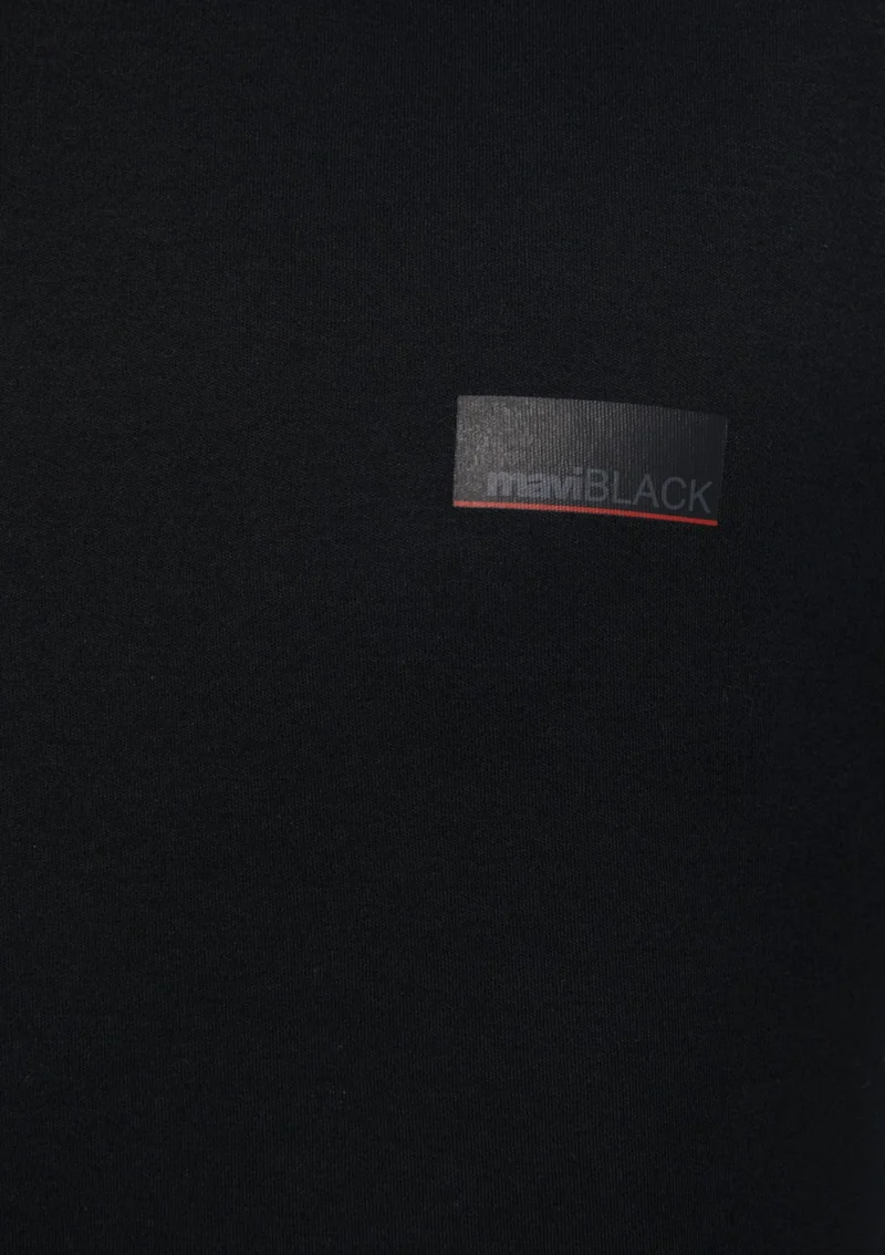 مافي Blue Men's Blue Black Printed Black T-Shirt 0611401-900