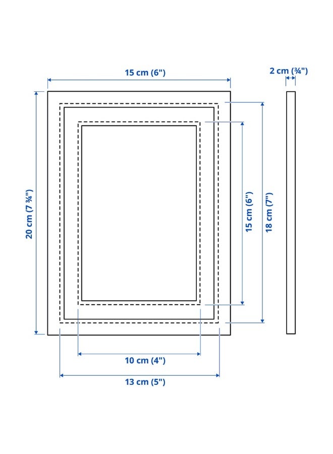 إطار صور ذهبي 13×18 سم، إطار صور أنيق، إطار عرض جداري وطاولة مزخرف - Image 4