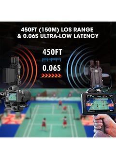 HollyView Hollyland Mars 4K Wireless Video Receiver 5G SDI HDMI Receiver, 450FT Los Range 66ms Low Latency, 4 App Monitoring, 3 Scene Modes, Compatible with Mars M1 Wireless Monitor (Single Receiver-1 Pcs)  - Image 3