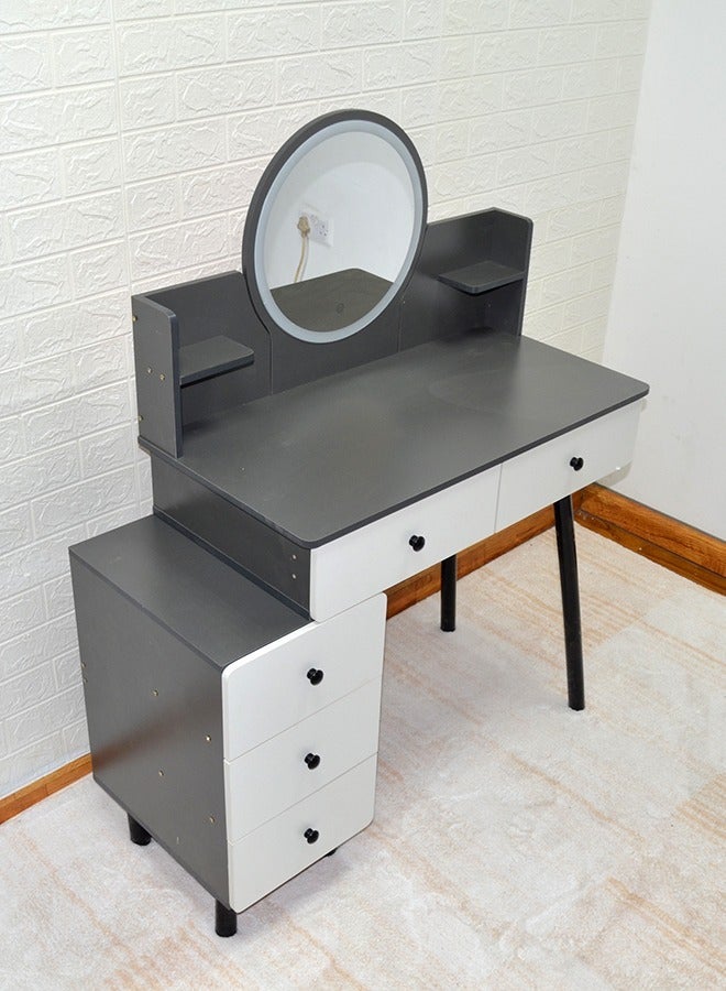 Multifunctional Makeup Vanity Dressing Table with Drawers 95 CM
