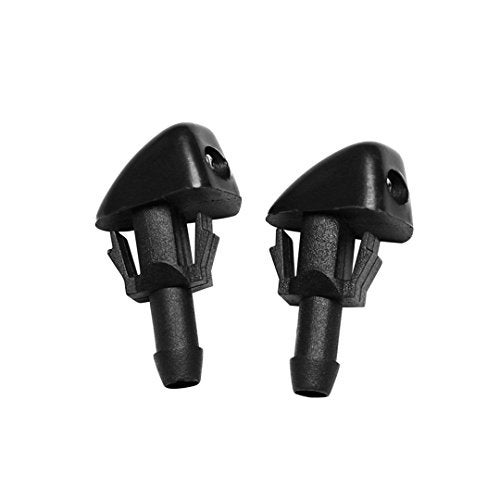 AMFRNE 2 Pcs Perfect Replacement Windshield Washer Nozzle, Fits for Honda Civic, S2000, Ridgeline Adjustable Dual Hole Windshield Washer Nozzle Wiper Water Spray Jet for Select Models Only - Image 2