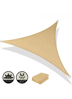Pamukkale Branda Pamukkale Canvas Triangle Beige Canopy Awning Net 3.6 x 3.6 x 3.6  - Image 3