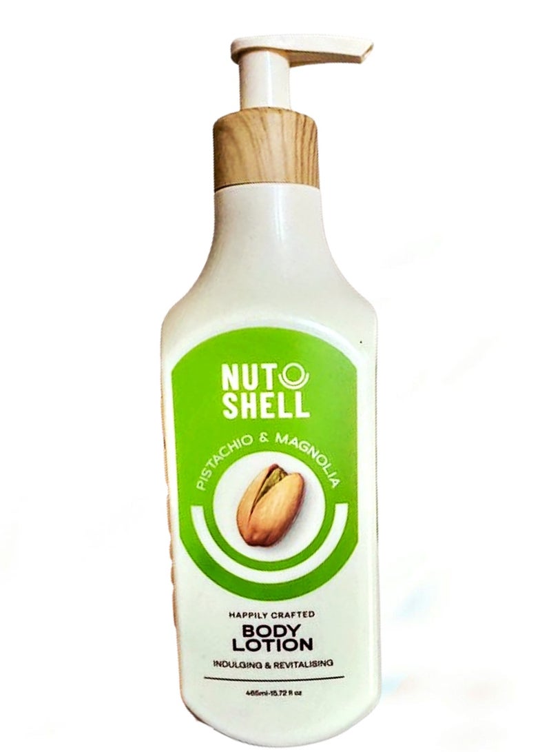 NUTSHELL Pistachio and Magnolia Body Lotion - 465 Ml
