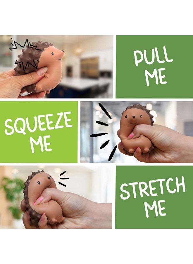 Boxer Gifts Stress Hog Toy - Unique Stress Balls For Adults & Teenagers | Squishy Fidget Toys For Anxiety - Cool Desk Accessories | Cute Hedgehog Gifts & White Elephant For Co-Workers - Image 4
