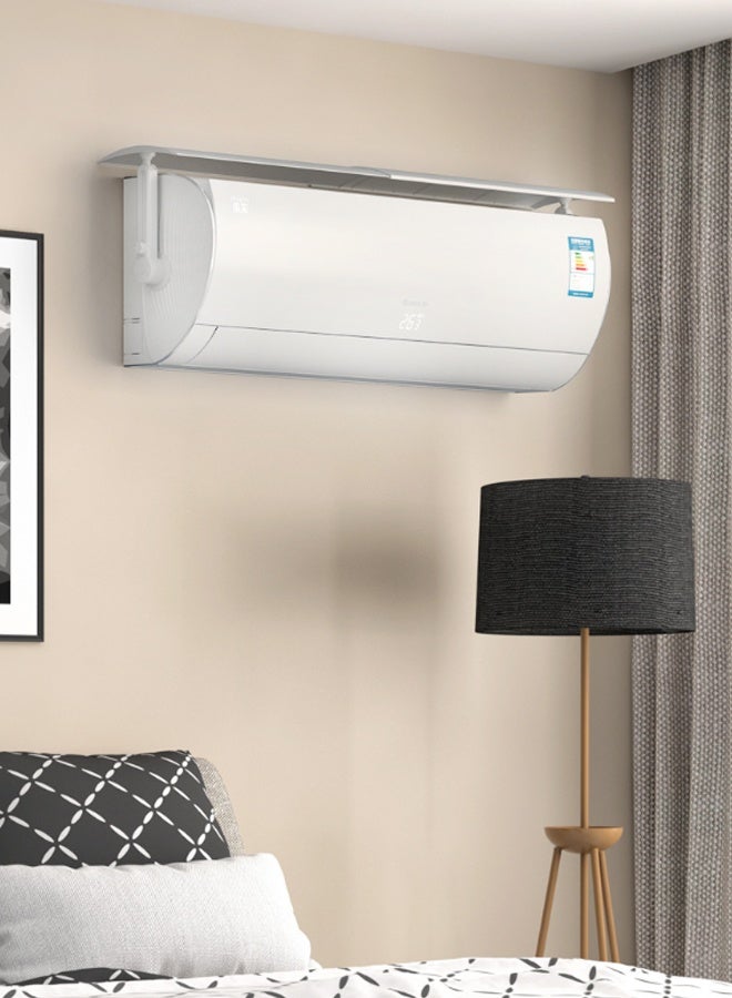 Retractable Air Conditioner Air Deflector, Universal Adjustable Air Conditioning Deflector Air Diverter Cover Telescopic Anti-Wind Baffles Anti Direct Blowing for Wall-Mounted Air Conditioners ﻿ - Image 5
