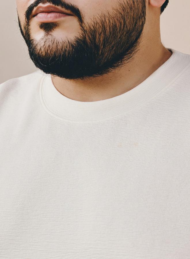 Splash FAV Plus Size Regular Fit Textured T-shirt - Image 4