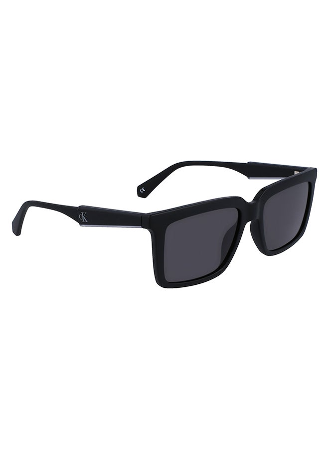 Calvin Klein Jeans Men's Rectangular Sunglasses - CKJ23607S-002-5518 - Lens Size: 55 Mm - Image 4