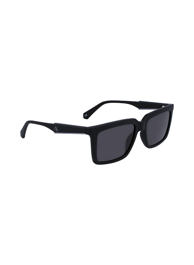 Calvin Klein Jeans Men's Rectangular Sunglasses - CKJ23607S-002-5518 - Lens Size: 55 Mm - Image 1