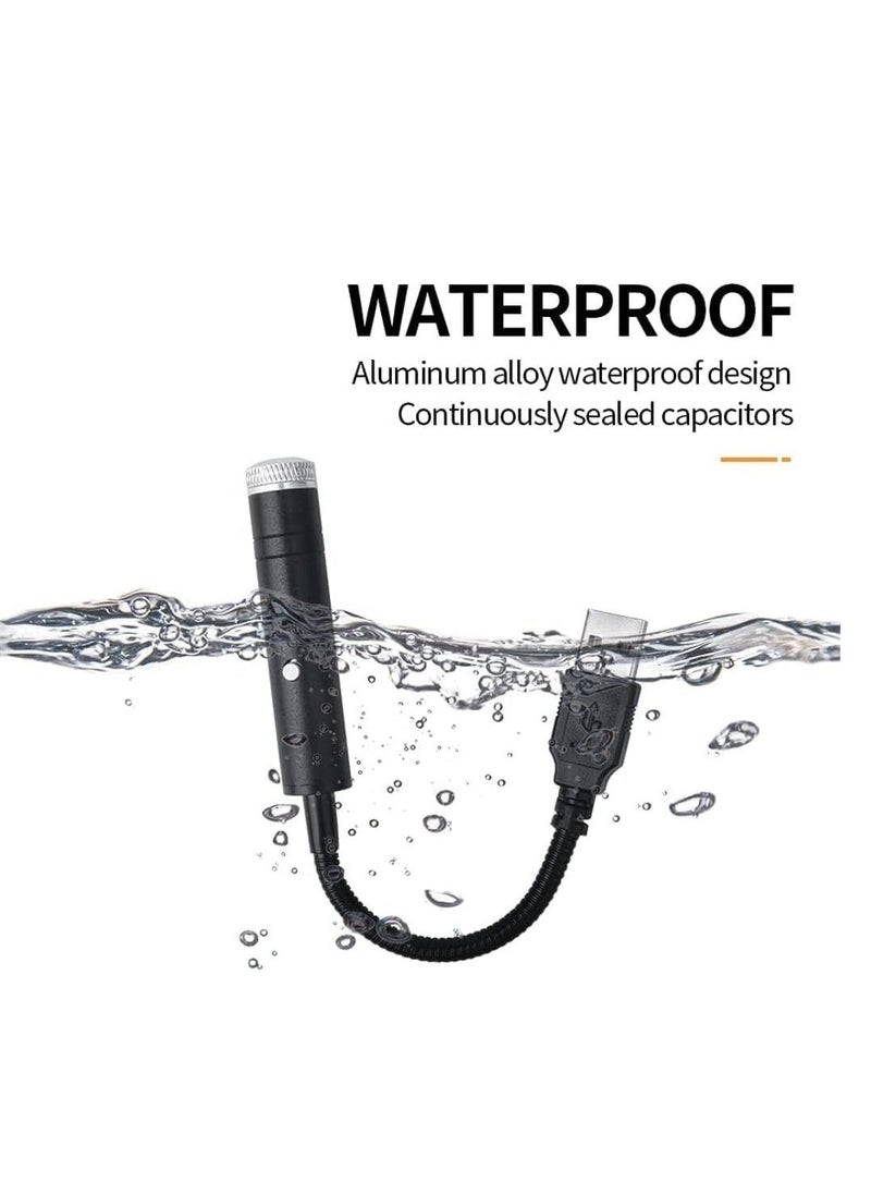 Usb Roof Star Projector Lights With 3 Modes, Usb Portable Adjustable Flexible Interior Car Night Lamp Decor With Romantic Galaxy Atmosphere Fit Car, Ceiling, Bedroom, Party (Plug&Play, Red) - Image 4