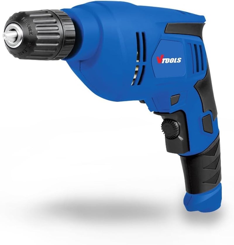 VTOOLS 500W Professional Electric Drill Driver, Heavy Duty Up To 2700Rpm, Multi-Function, 10Mm Chuck, For Wood, Plastic, And Metal, Diy And Office Repair, Vp1104 - Image 1
