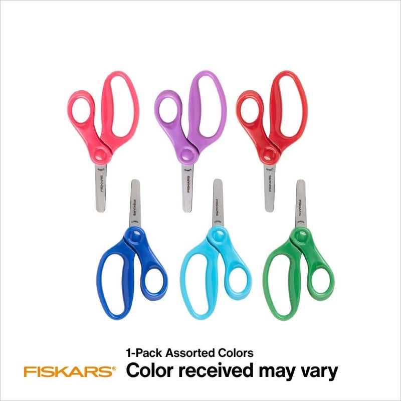 Fiskars Blunt-Tip Kids Scissors - Assorted Colors (5 in.) - Image 2
