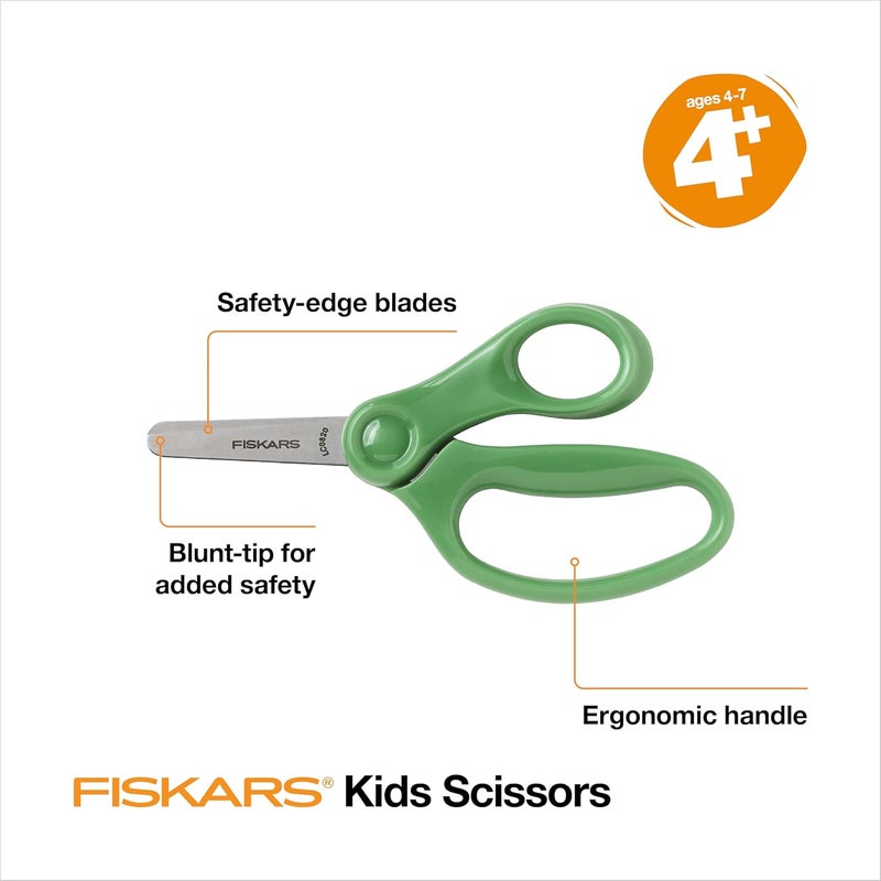 Fiskars Blunt-Tip Kids Scissors - Assorted Colors (5 in.) - Image 3