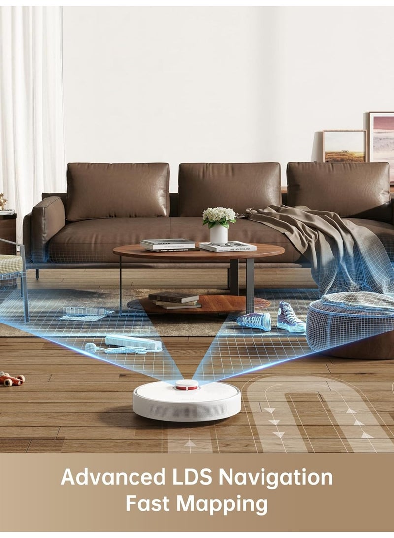 dreame D10s Robot Vacuum Cleaner and Mop, 5000Pa Power Suction, LDS Navigation, Up to 280 Minutes Runtime, App Control, AU Model - Image 2