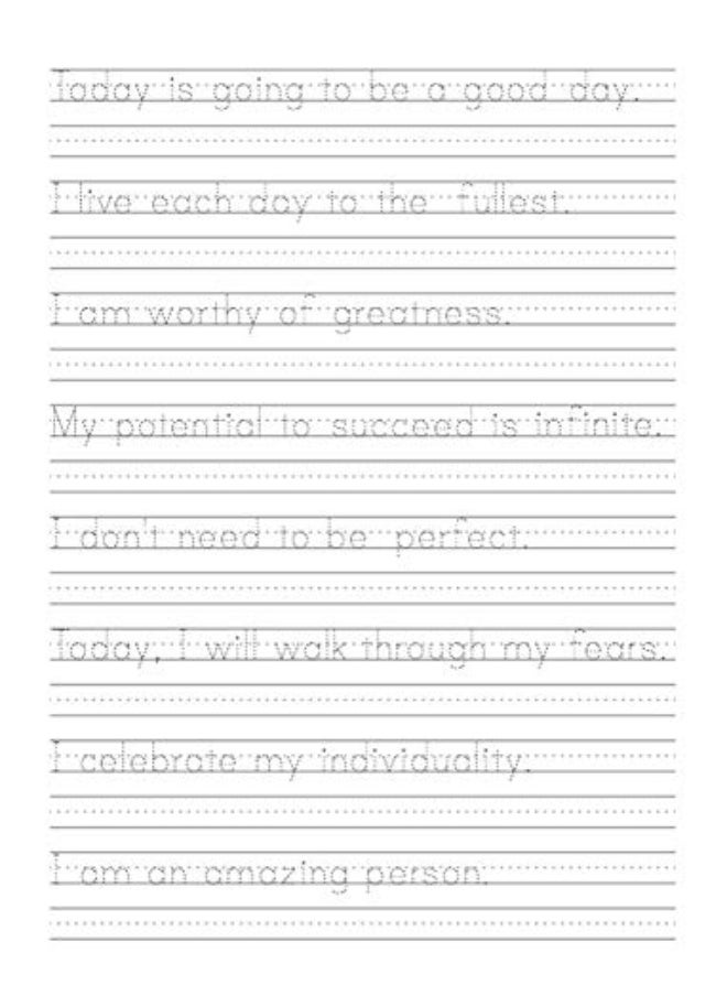 Print Handwriting Workbook for Teens: Improve your printing handwriting & practice print penmanship workbook for teens and tweens  - Image 5