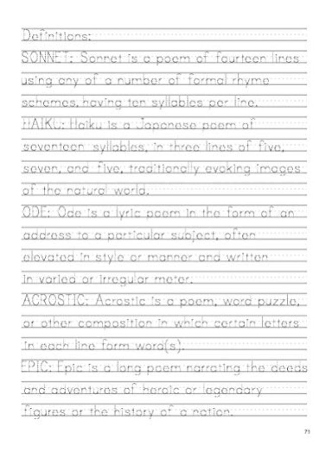 Print Handwriting Workbook for Teens: Improve your printing handwriting & practice print penmanship workbook for teens and tweens  - Image 3