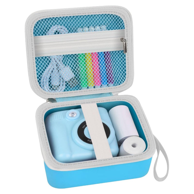 PAIYULE Kids Instant Print Camera Case Compatible with ESOXOFFORE for Dylanto for DUDUDRAGON for GKTZ for ETIKEZ for Dafotil for Careenoah for Aasonida Digital Video Prints Paper Bag (Box Only) Blue - Image 1