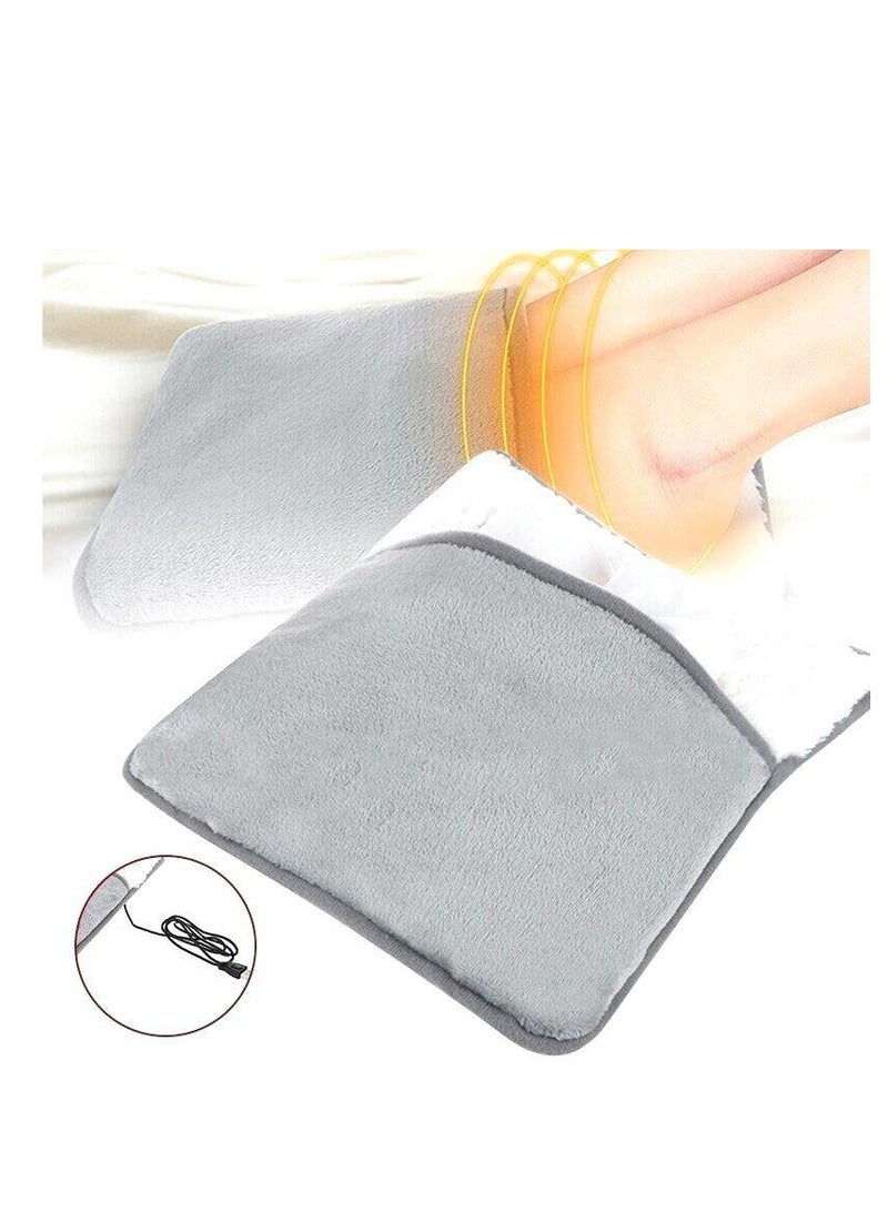 Generic USB Electric Heating Pad Foot Massager - Portable Ultra Soft Flannel, Auto Off Functionality, Electric Foot Warmer for Men and Women, Reduces Pain, Washable Household Essential  - Image 3