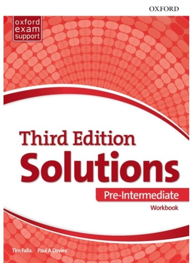 Solutions Pre Intermediate Workbook Leading the way to success - Paperback