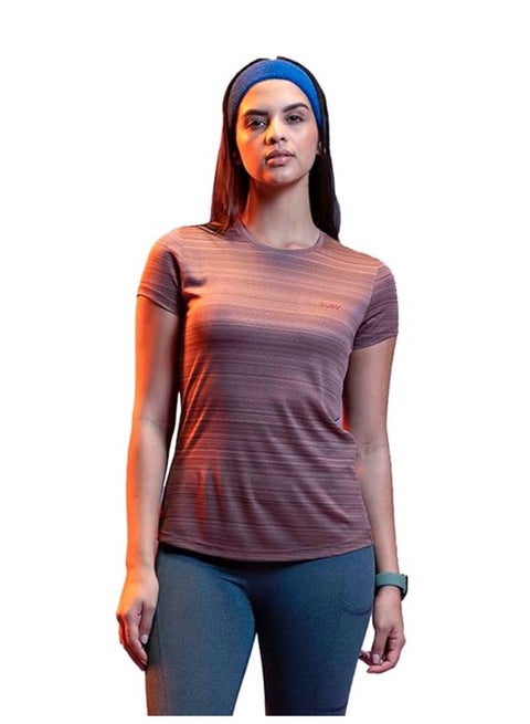 Women's Rapid Dry Short Sleeve Breathable and Flexible fit Active top | Color Shade May Vary