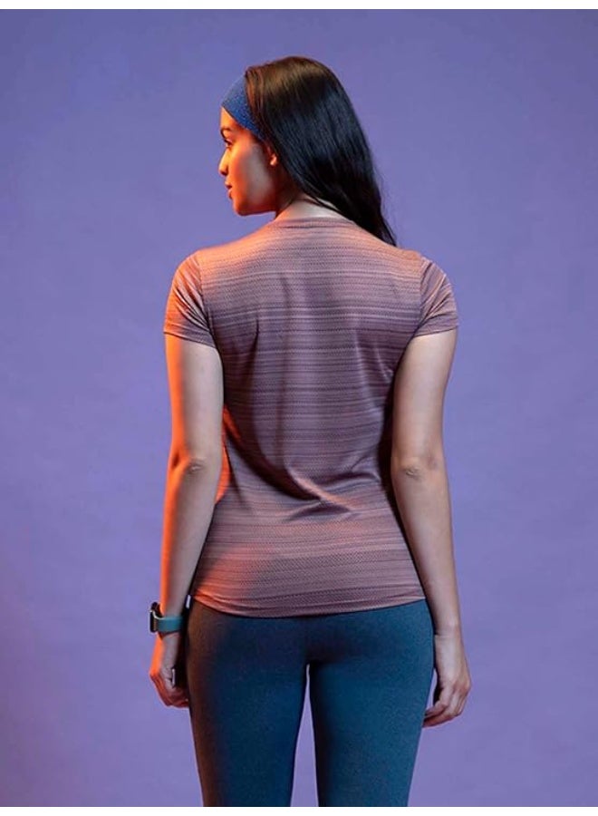 ليرا سترة نسائية سريعة الجفاف بأكمام قصيرة قابلة للتنفس ومرنة | قد يختلف لون الظل - Image 2
