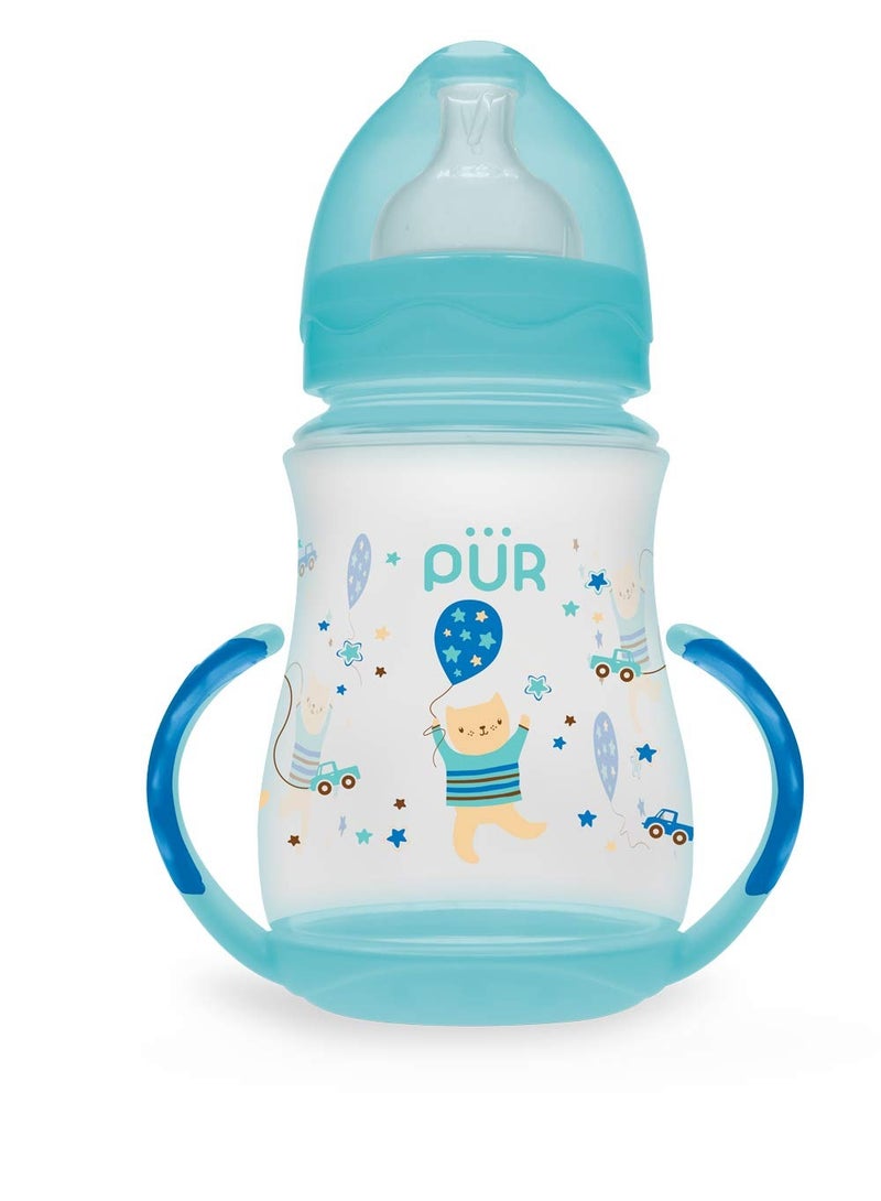 بور زجاجة واسعة العنق مع مقبض قاعدة 250 مل - Image 1