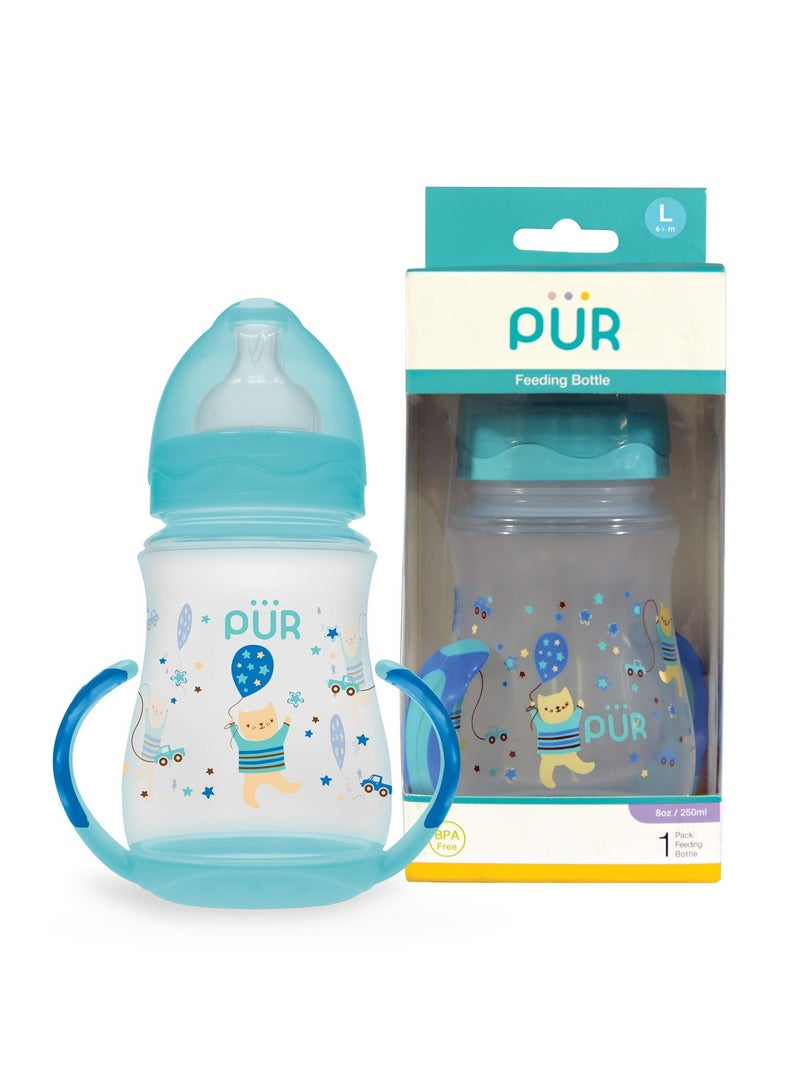 بور زجاجة واسعة العنق مع مقبض قاعدة 250 مل - Image 2