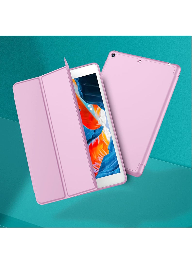 Theodor - Case Compatible with iPad 10.2 Inch 2021/2020/2019, for iPad 9th/8th/7th Generation Smart Case with Pencil Holder, Protective Case with Soft TPU Back, Auto Sleep/Wake Cover, Purple - Image 1