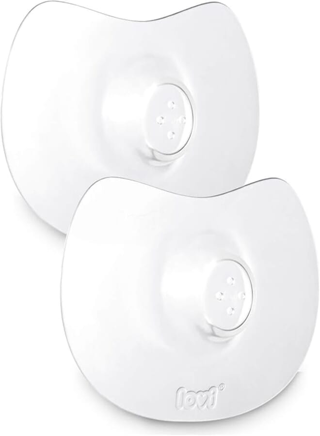 LOVI Silicone Breast Nipple Shields Skin Touch Med/Large 2 Pcs