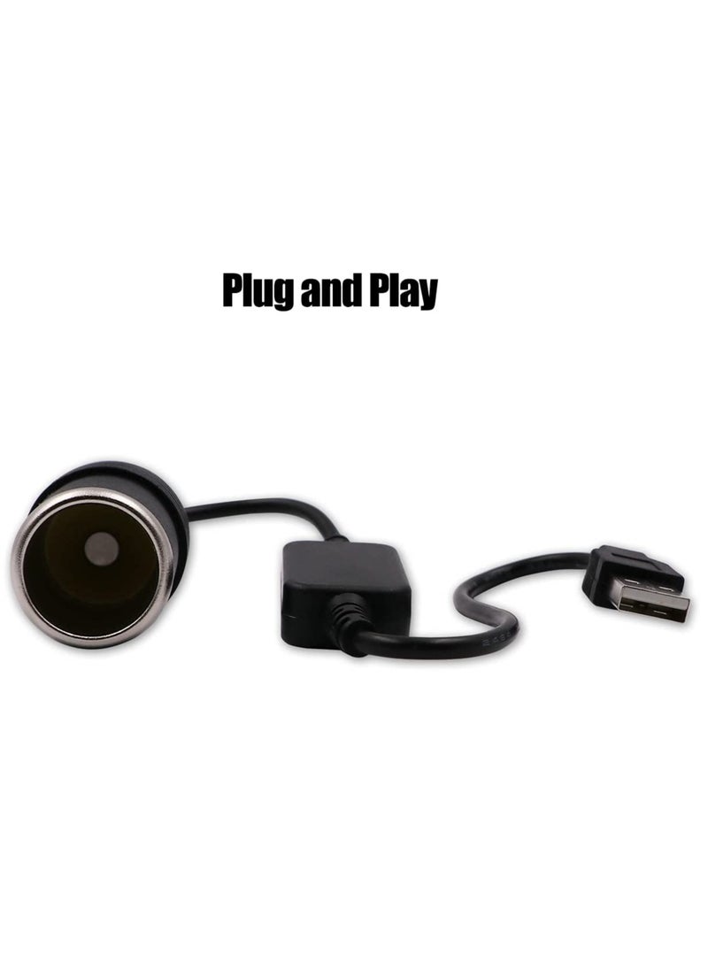 KASTWAVE USB A Male to 12V Car Socket Female Converter Cable  - Image 4
