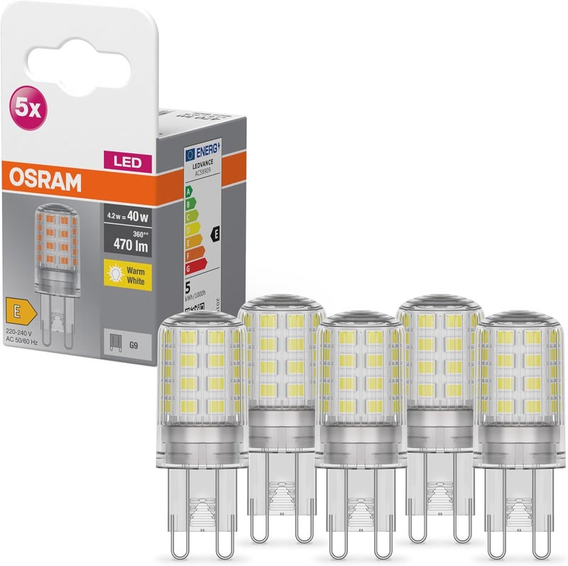 OSRAM Osram LEDVANCE G9 LED Bulbs - 5 Pack - Image 1