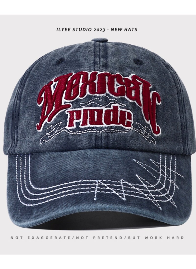 KUYING - New Fashion Retro Wash Baseball Hat - Image 1